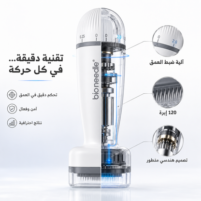 ديرما ستامب 120 إبرة – عناية أدق للبشرة والشعر واللحية