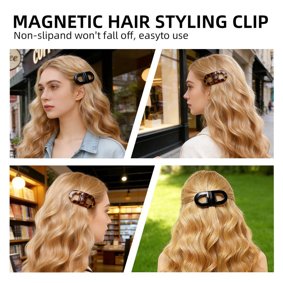 SHEIN magnetic Hair Clip D shape