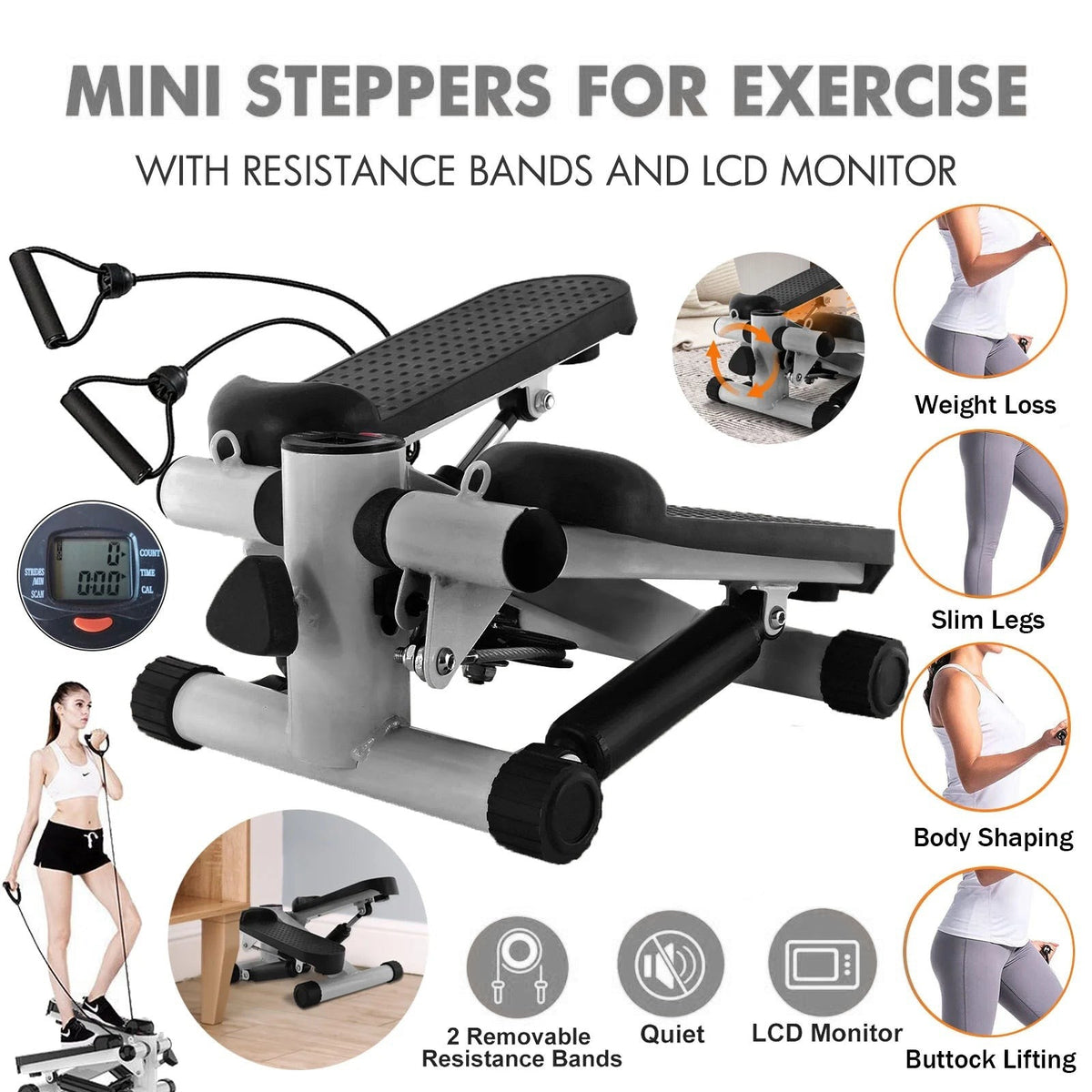 StepTone Mini Stepper™ | Premium Low-Impact Home Gym Equipment